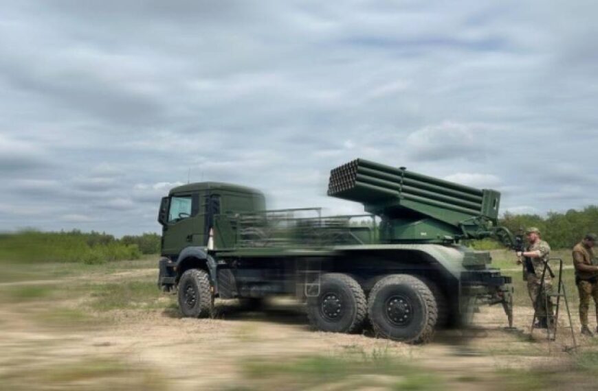 Національна гвардія продемонструвала модернізовану реактивну систему залпового вогню БМ-21 “Град”