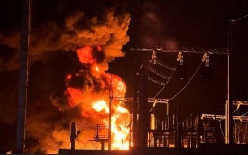 Бойовики АТЕШ підпалили трансформаторну підстанцію в Саратові — відео
