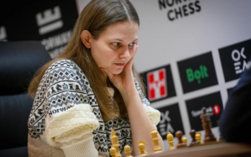 Українська шахістка Анна Музичук перемогла на турнірі Norway Chess