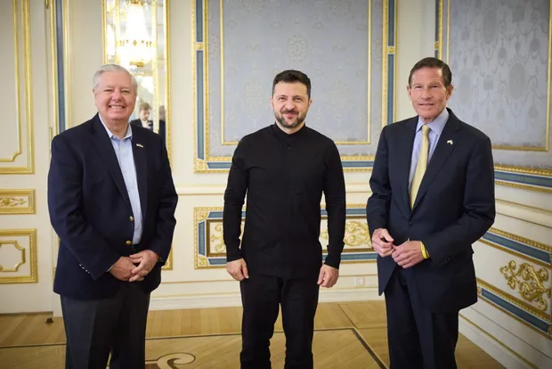 Зеленський зустрівся з сенаторами США, які ініціювали законопроект про нові санкції проти Росії