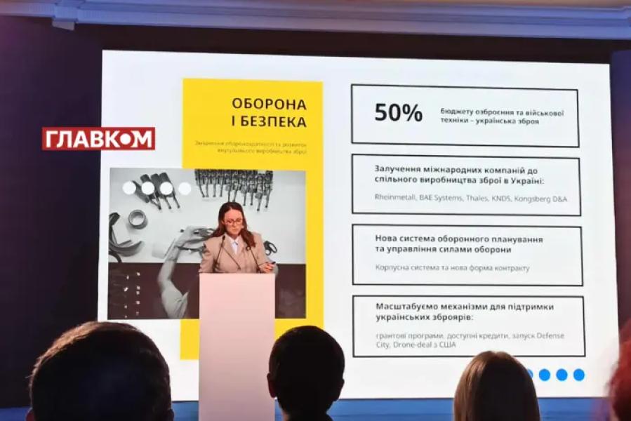 50% бюджету на зброю. Свириденко представила план дій уряду на наступний рік