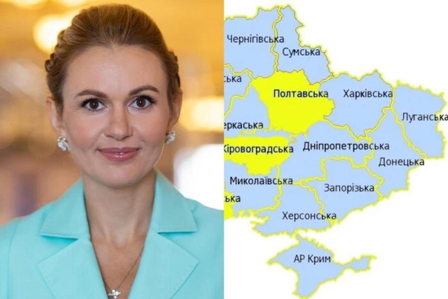 Нардепка пропонує змінити адміністративно-територіальний устрій чотирьох областей