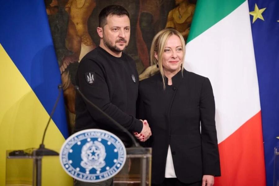 «Скоординували спільні наступні кроки». Зеленський про розмову з прем'єркою Італії