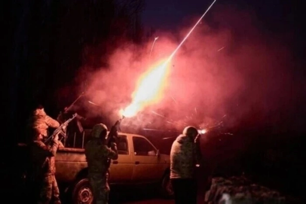 Приблизна карта переміщень ракет та безпілотників сьогодні ввечері