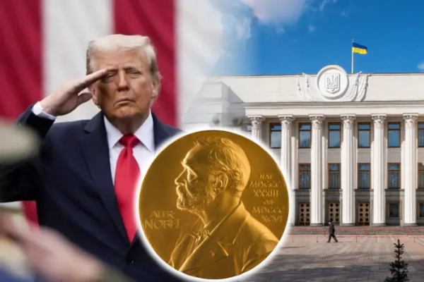 Депутати пропонують присудити Трампу Нобелівську премію миру за підтримку України
