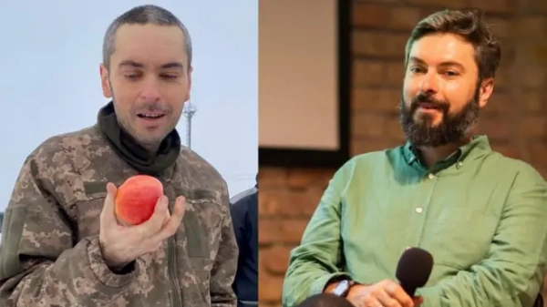Військовий Максим Колесніков одразу після полону та через два роки