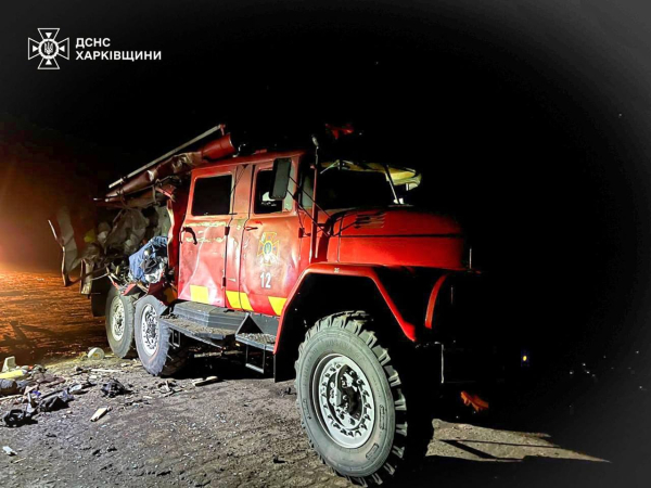 Росіяни завдали повторного удару по рятувальникам. Фото ДСНС