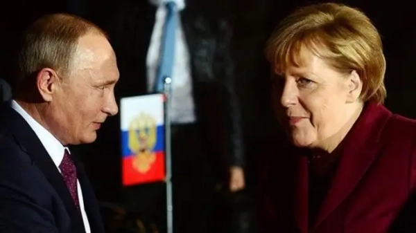 Володимир Путін і Ангела Меркель