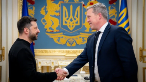 Президент України Володимир Зеленський провів зустріч із міністром Сухопутних військ США Деніелом Дрісколлом