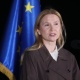 Монумент «Батьківщина-мати» прикрасили у кольори прапора ЄС з нагоди Дня Європи 13