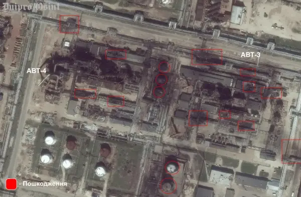 Рязанський НПЗ майже зруйновано: з'явилися нові супутникові фотографії 6