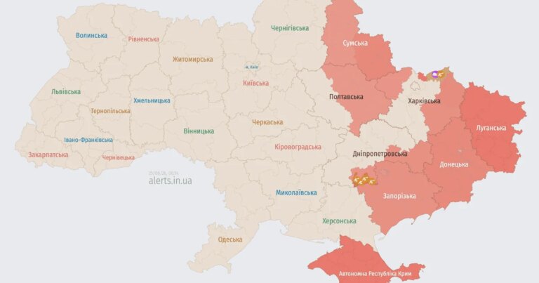 Російські дрони-камікадзе націлені на Україну: траєкторія польоту 3