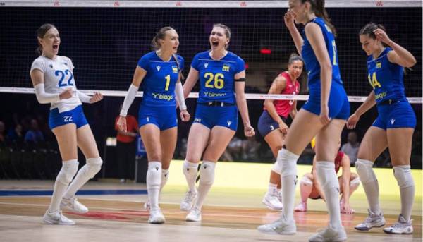 Українські волейболістки здобули свою першу перемогу в Лізі націй