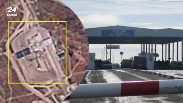 Супутникові фотографії свідчать про ураження КПП "Джанкой" та мосту через протоку Промоїна. 7 Супутникові фотографії свідчать про ураження КПП "Джанкой" та мосту через протоку Промоїна. 7