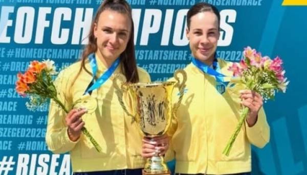 Каноїстки Лузан і Рибачок здобули перемогу на Чемпіонаті Європи на дистанції 500 метрів. 3