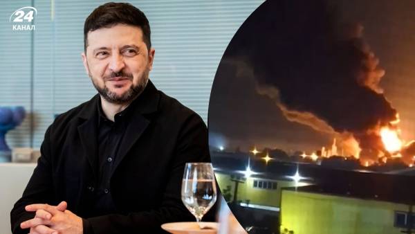 Зеленський підтвердив знищення двох нафтопереробних заводів у Росії та опублікував вражаюче відео. 17 Зеленський підтвердив знищення двох нафтопереробних заводів у Росії та опублікував вражаюче відео. 17