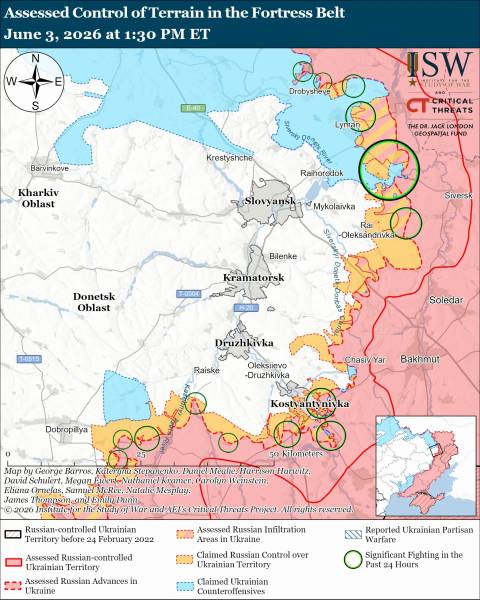 Окупаційні війська прагнуть захопити Лиман та просунутися до інших міст: аналіз бойових дій та карти від ISW 16