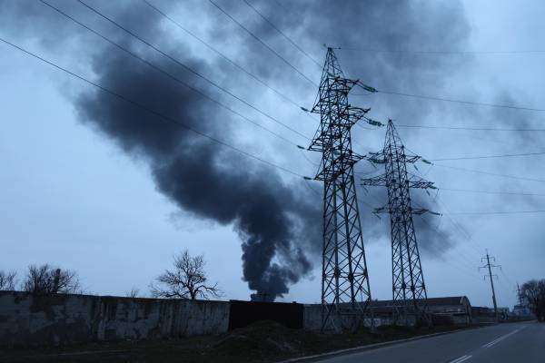 Споживачі у чотирьох областях та столиці залишилися без світла через російські атаки 20 Споживачі у чотирьох областях та столиці залишилися без світла через російські атаки 20