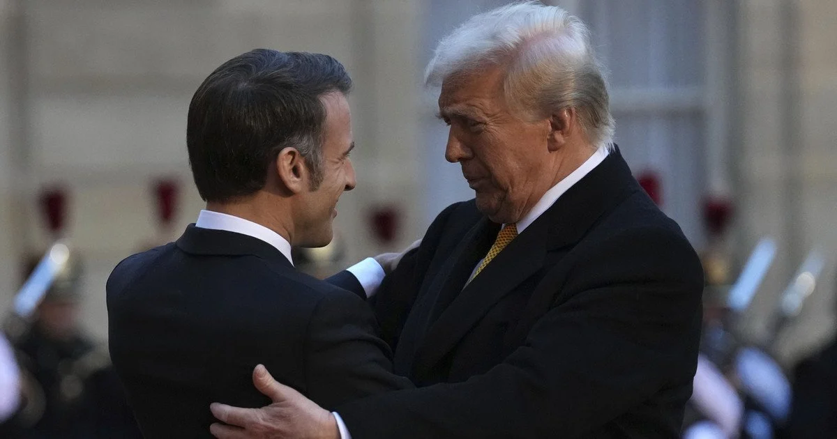 Макрон та Трамп. Макрон та Трамп.