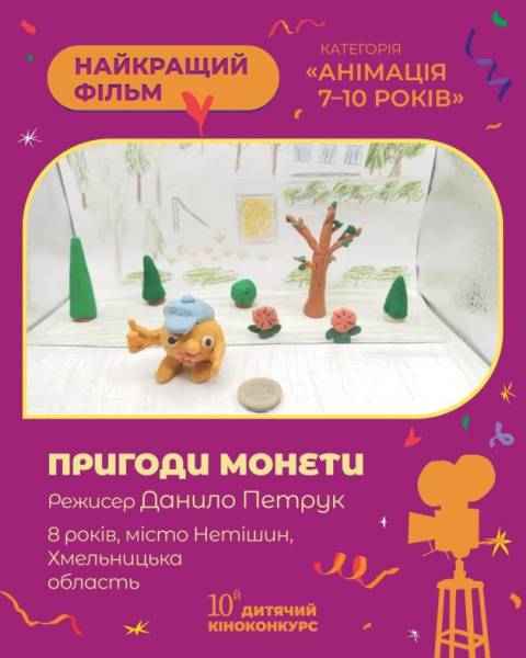 Визначено переможців Кінофестивалю для дітей 13