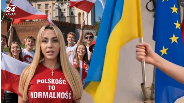 Польська модель, яка балотується на посаду мера Кракова, демонстративно викинула український прапор. 13 Польська модель, яка балотується на посаду мера Кракова, демонстративно викинула український прапор. 13