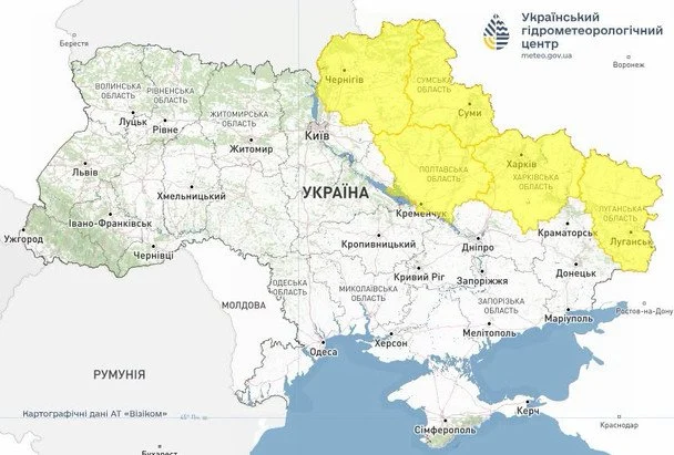 Україну готується накрити потужна хвиля природних лих: синоптики окреслили конкретні терміни та географічні зони (із зображенням карти). 4 Синоптики попереджають про шквальний вітер у кількох регіонах України 30 липня / © Укргідрометцентр