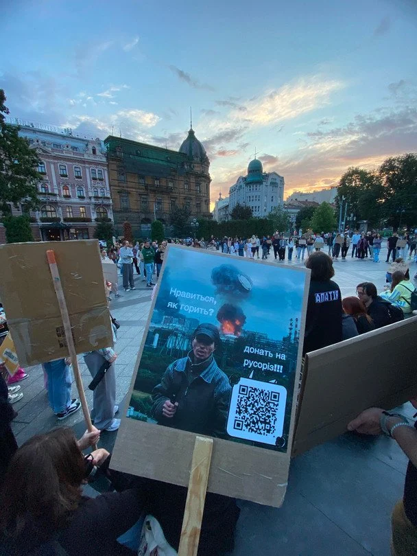 8-й день протестів на підтримку Федорова / © соціальні мережі