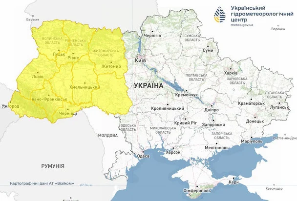 Синоптики попереджають про грози у кількох областях України 24 липня