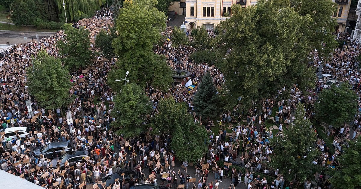 Мітинги у підтримку Михайла Федорова 18 липня (ілюстративне фото) Мітинги у підтримку Михайла Федорова 18 липня (ілюстративне фото)