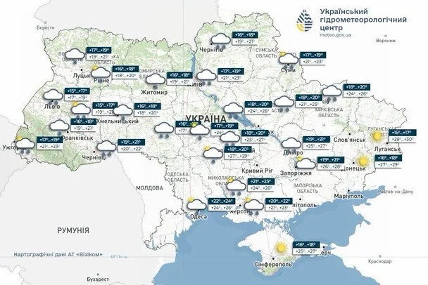 Погода в Україні 8 липня / © Укргідрометцентр