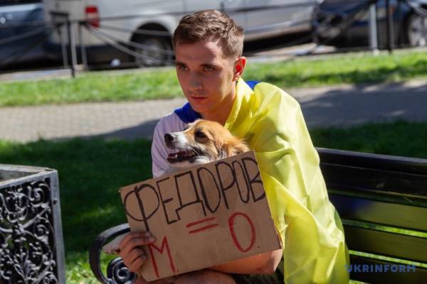 Другий день протестів: у Києві та інших містах люди виступили на підтримку Федорова 6