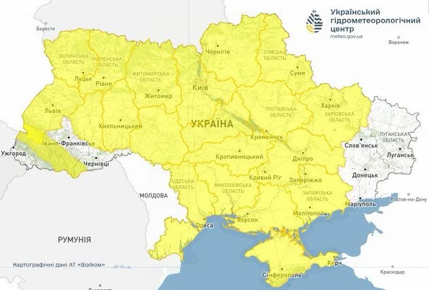 В більшості областей України 8 липня пройдуть дощі із грозами / © Укргідрометцентр