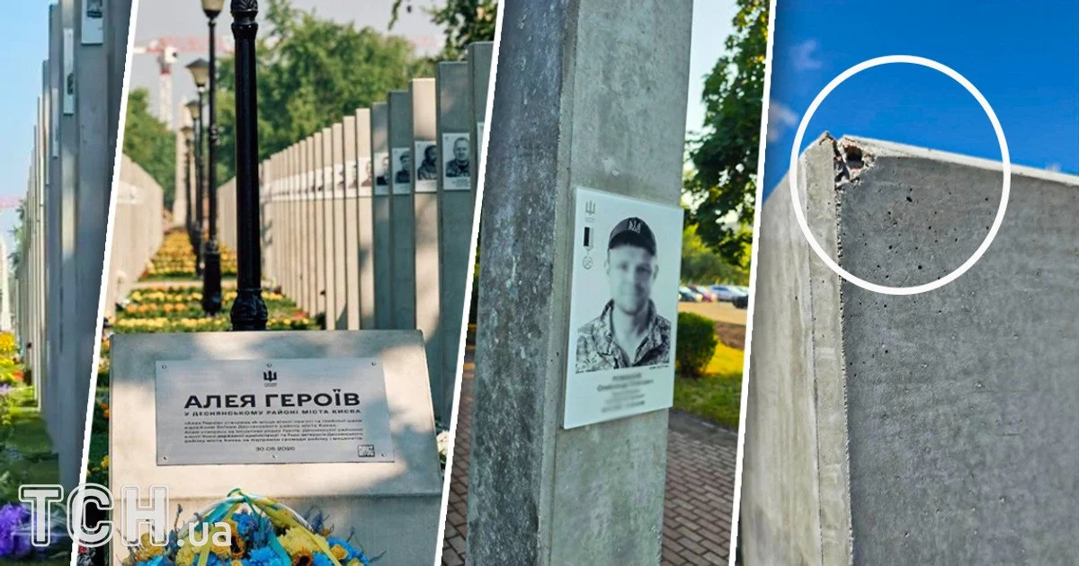 Алея Героїв на Троєщині Алея Героїв на Троєщині