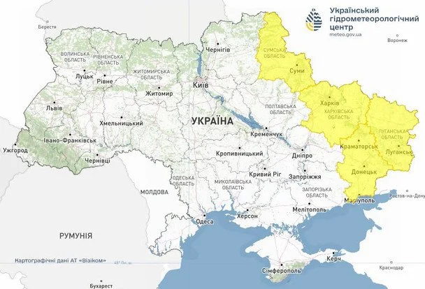 На Україну прийде сильний антициклон, за яким очікується значна спека: метеорологи вказали точні терміни та попередили про ризики 4 Синоптики попереджають про грози у кількох областях України 29 липня / © Укргідрометцентр
