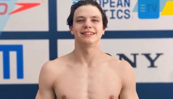 Плавець Антон Денисенко здобув бронзу на юніорському чемпіонаті Європи в Мюнхені