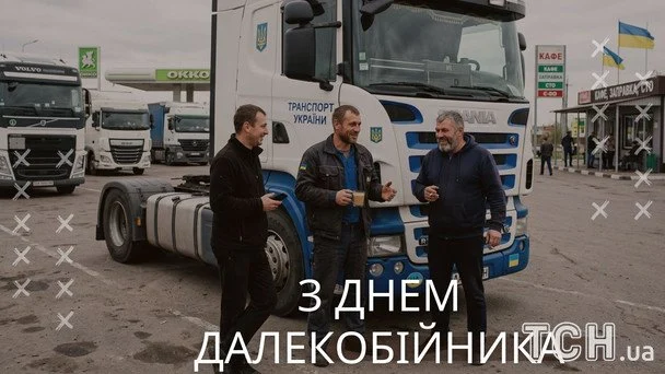 Листівки з Днем далекобійника 2026 року / © ТСН