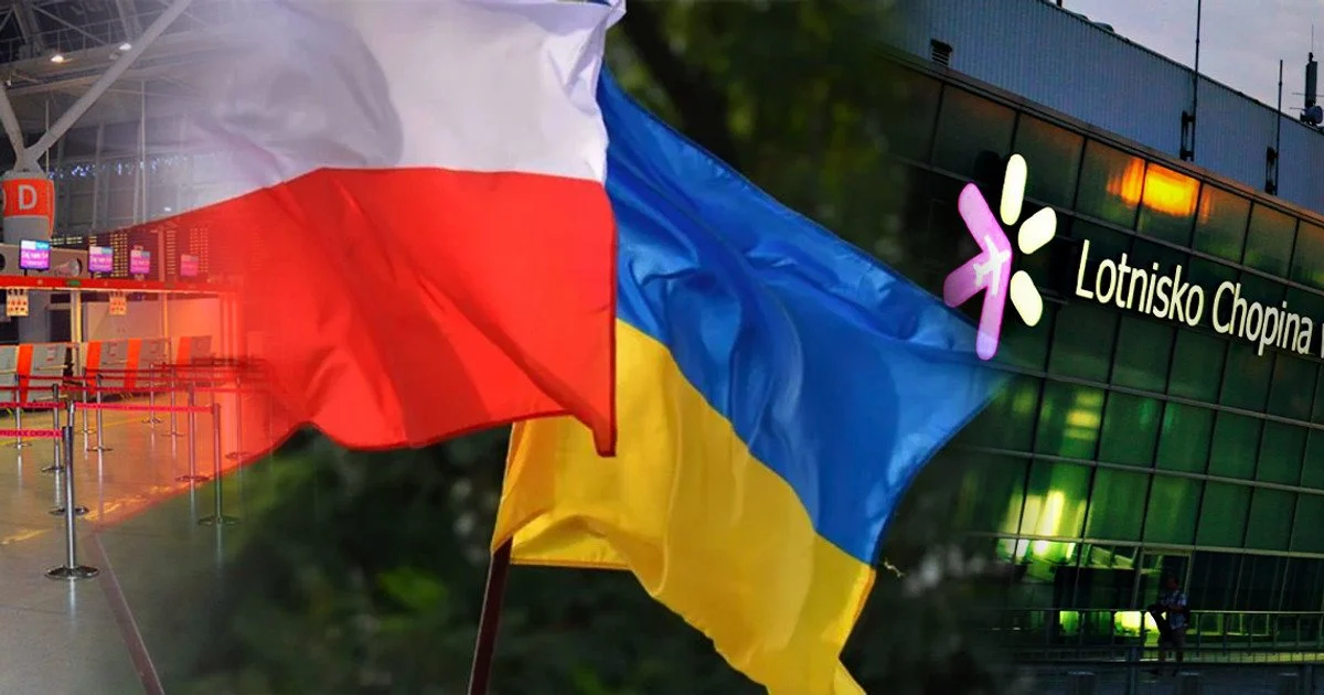 Прапори Польщі та України Прапори Польщі та України