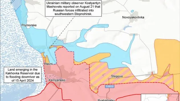 Карта военных событий 22 августа 2026 – положение на передовой 12