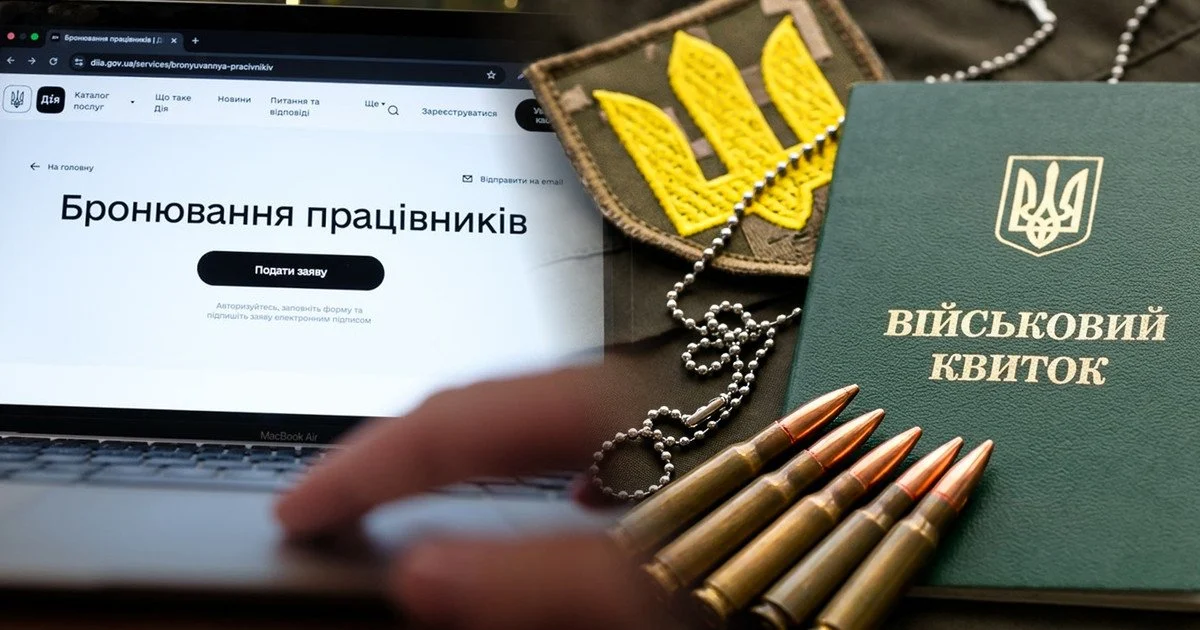 Бронювання від мобілізації Бронювання від мобілізації