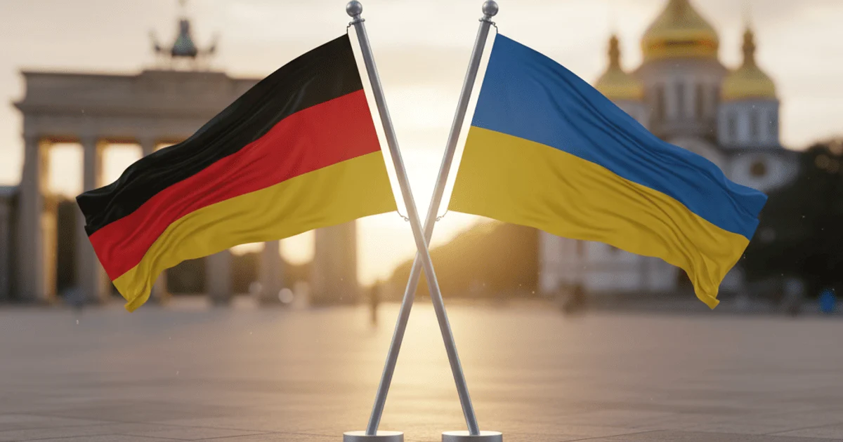 Прапорі Німеччини та України