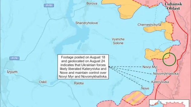 Карта бойових дій на 26 серпня 2026 – поточна обстановка на фронті 10