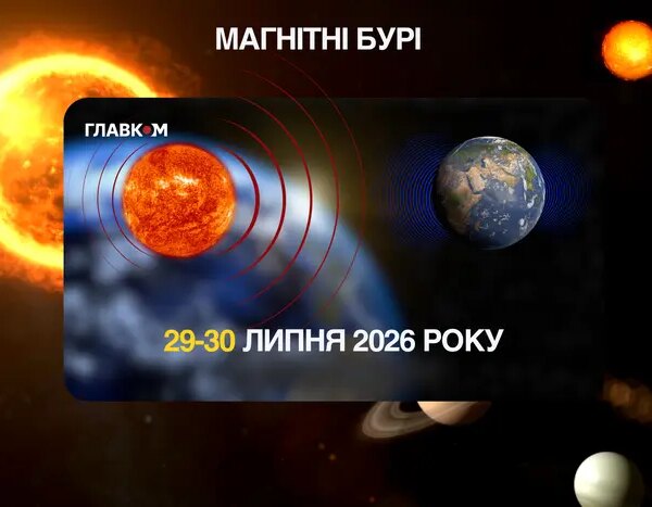 Магнітні бурі: прогноз на 29 та 30 липня 2026 року