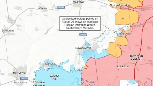 Карта бойових дій в Україні на 27 серпня 2026 Карта бойових дій на 27 серпня 2026 – стан на фронті 18