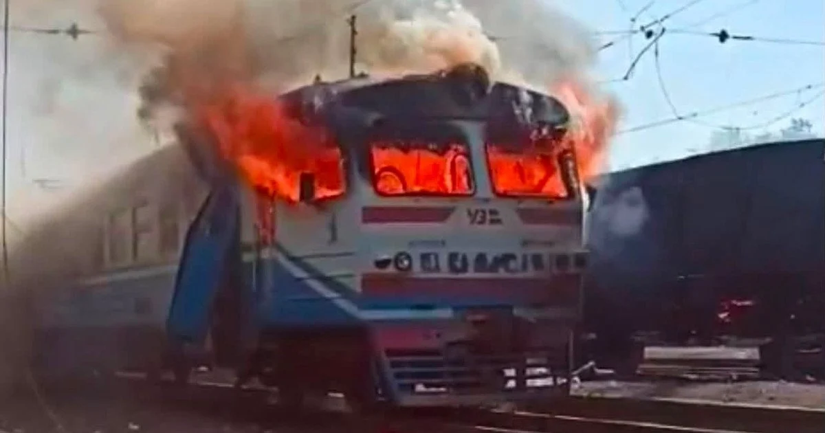 Атака на поїзд на Харківщині