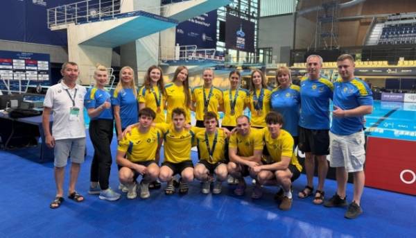 Україна ввійшла до п’ятірки найкращих на Європейському чемпіонаті з водних стрибків