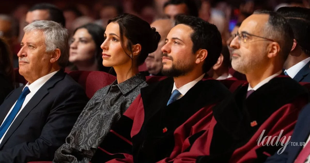 Princess Rajwa and Crown Prince Hussein