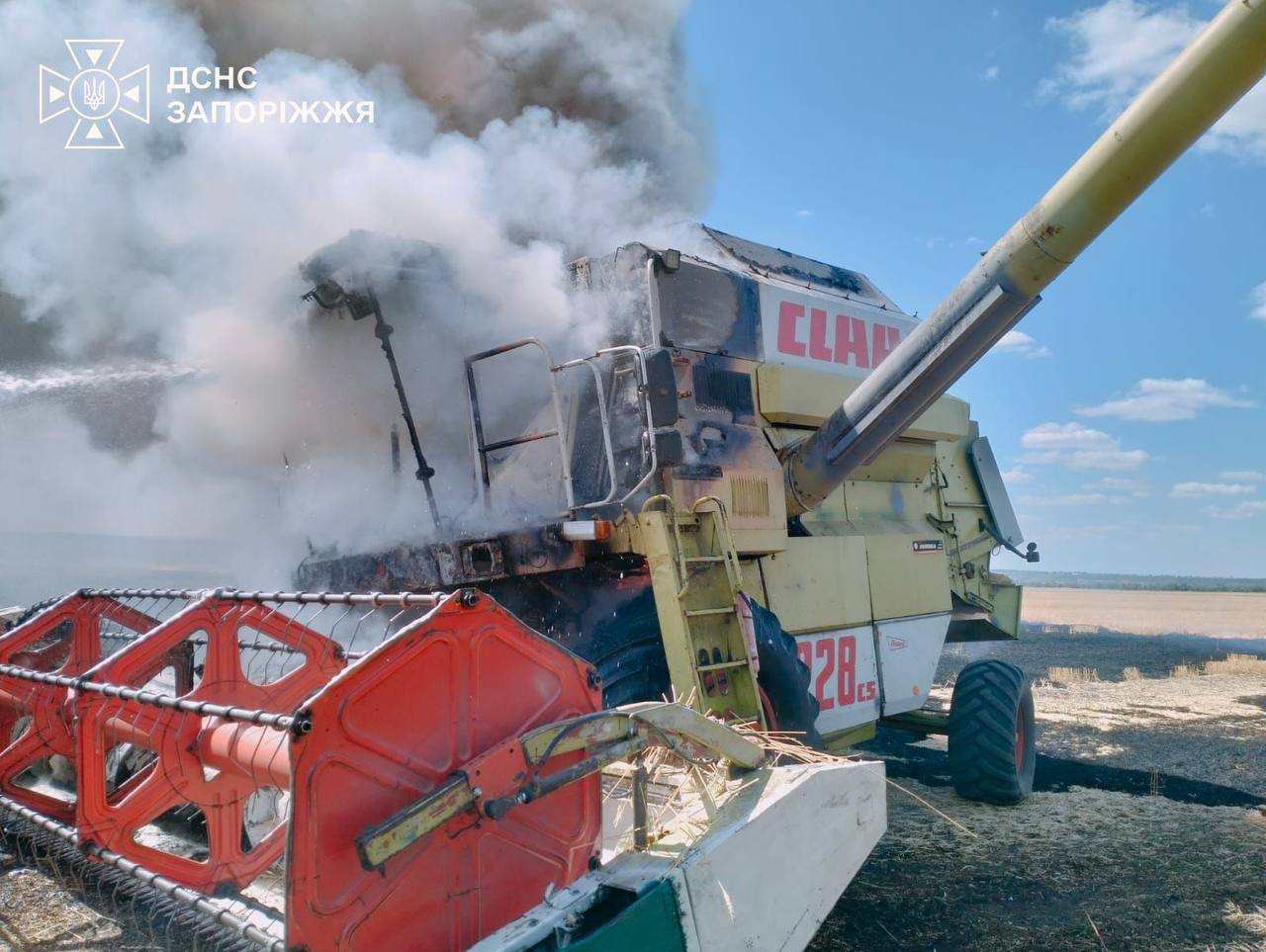 На Запоріжжі під час збору врожаю загинув чоловік внаслідок атаки російського дрона ➜ ZMINA 8