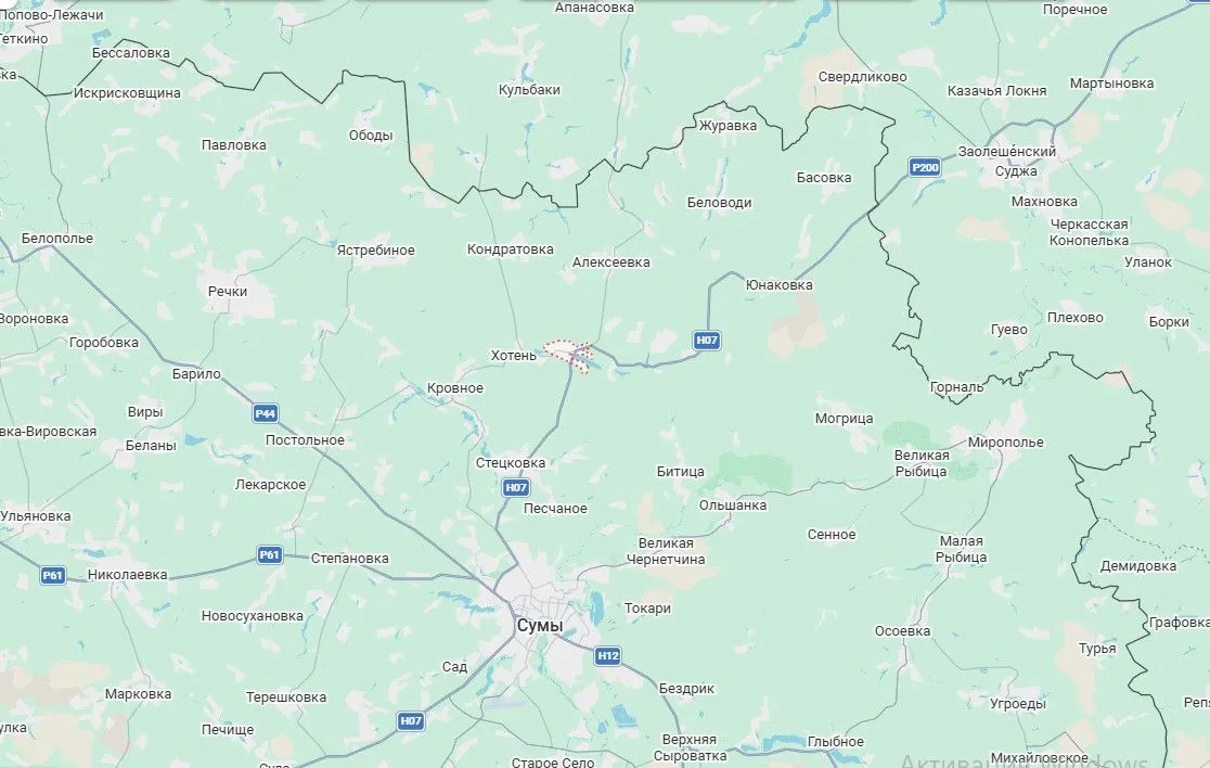 Писарівка на Сумщині перебуває під контролем ЗСУ: військові спростували черговий фейк РФ Фото 1 Писарівка Сумської області
