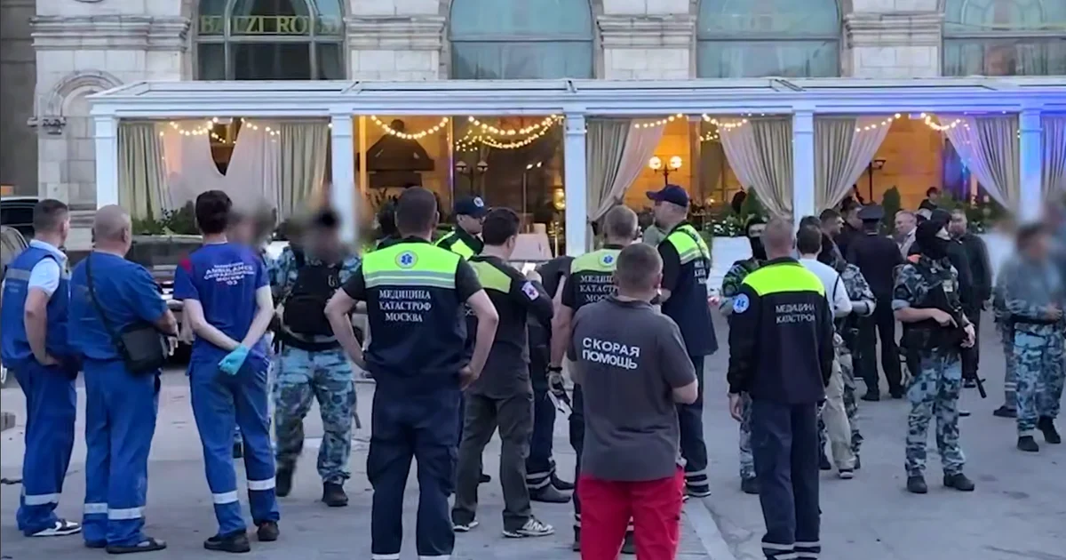Ресторан Balzi Rossi у Москві після вибуху Ресторан Balzi Rossi у Москві після вибуху