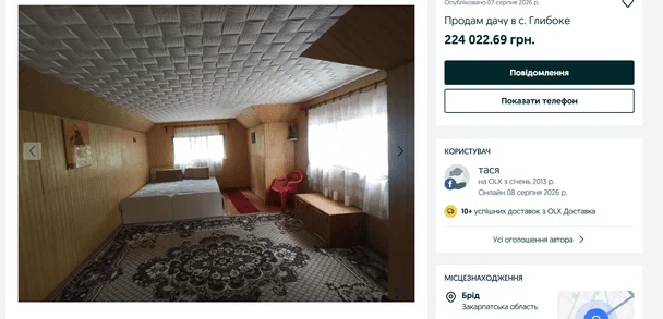 Старий покинутий будинок за шалені гроші: яка ціна придбання житла на Закарпатті 18 Найдешевший будинок, який можна купити на Закарпатті / © OLX